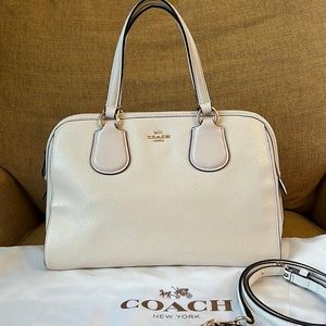 Coach leather handbag